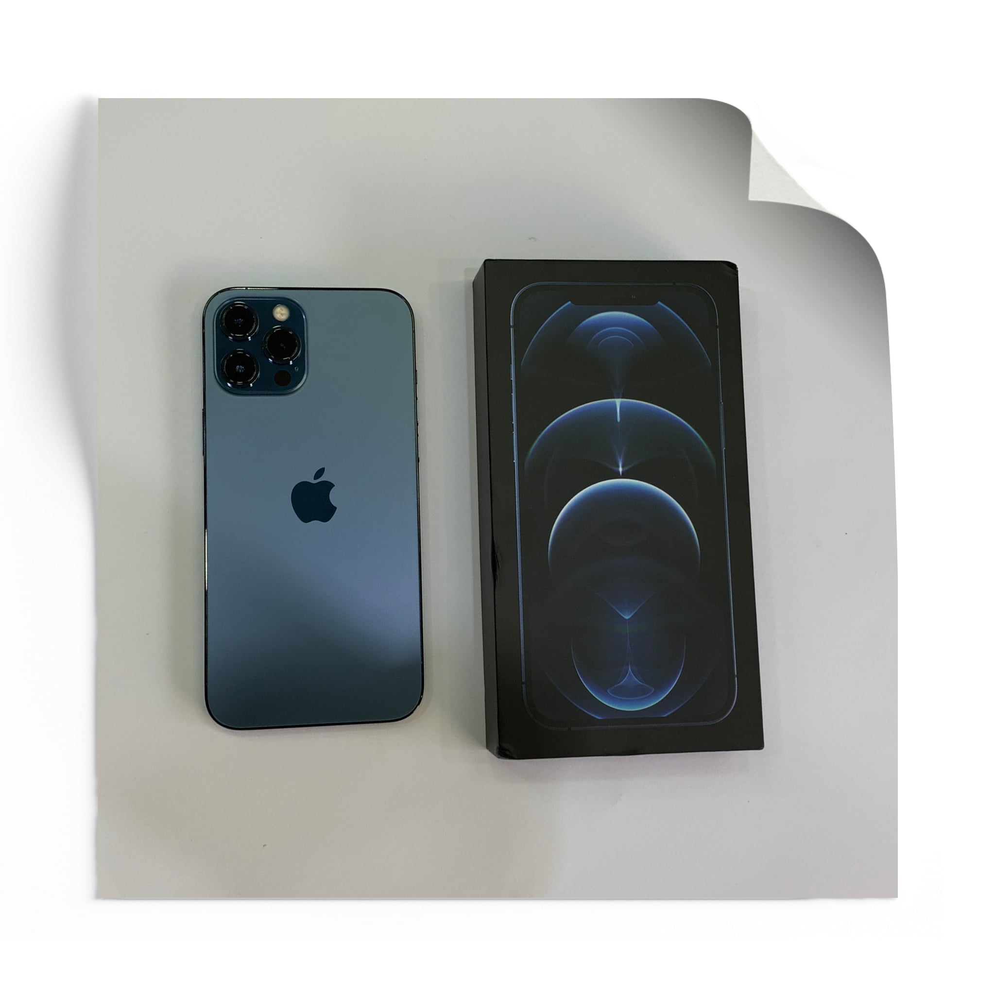IPHONE 12 Pro MAX (5G LLA)128GB PACIFIC BLUE (SINGLE SIM + Esim PTA APPROVED)